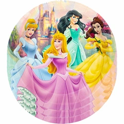 Paper plates Disney Princesses 18 cm 10 pcs.