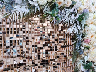 Gold Champagne Sequin Panels £M (30cm*30cm)