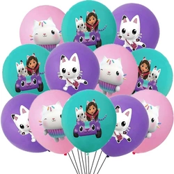 Rubber balloons with Gabi Cat House print (12 pcs.)