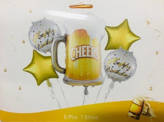 Beer Balloon Set. Cheers (5 pcs.)