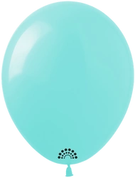 Premium SHOW 5 Inch Rubber Balloons, Aquamarine (065)