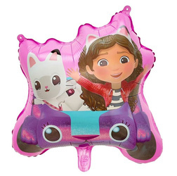 Fóliový balónek Gabi Cat's House (55 cm*55 cm)