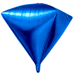 Balon Diament Niebieski (24 cali)