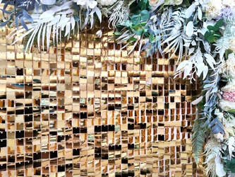 Bright Gold Sequin Panels £M (30cm*30cm)