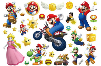 Dětské tetování Mario (1 ks)