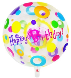 Balon foliowy Happy Birthday 18" (45cm.)