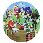 Papírové talíře Sonic - 10 ks. | Párty s hrdiny SEGA
