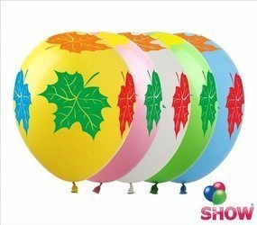 Balony gumowe z nadrukiem Jesień (10 szt.)