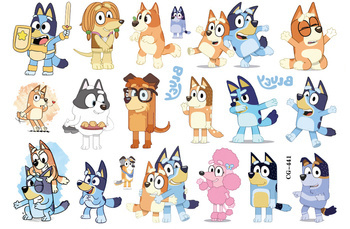 Dětské tetování Bluey dog (1 ks)
