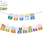 Girlanda papierowa Happy Birthday Peppa (1 szt)