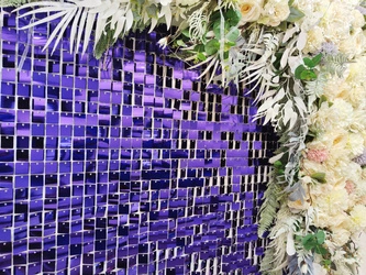 Sequin Panels Purple £M (30cm*30cm)