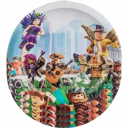 Roblox 18 cm paper plates - 10 pieces