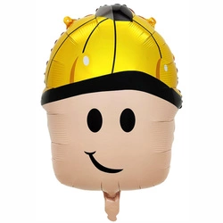 Roblox Foil Balloon with Construction Helmet - Perfect for a Party!