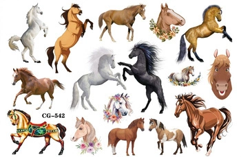 Tattoos for Kids Horses (1 pc)