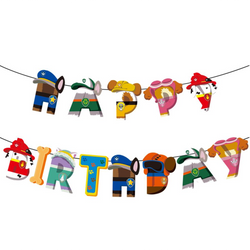 Girlanda papierowa Happy Birthday Psi Patrol (1 szt)