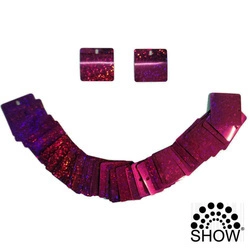 Dark Raspberry Holographic Sequins 100 pcs for Sequin Panels (30cm*30cm)