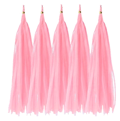 Light Pink Balloon Tail, Tassel (5pcs)