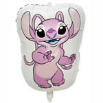 Balon foliowy Angel 46 x 64 cm – różowy balon urodzinowy Lilo i Stitch