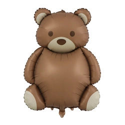 Foil balloon in the shape of a teddy bear - 89cm x 65cm