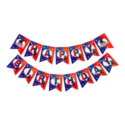 Paper Garland Happy Birthday Spider-Man