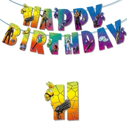 Happy Birthday Fortnite paper garland