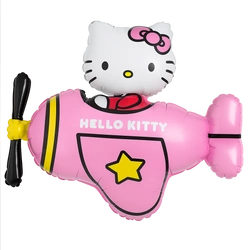 Hello Kitty foil balloon in a plane 86"61 cm.
