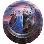 Papierowe talerzyki FROZEN II dekoracja urodzinowa Kraina Lodu 10 szt.