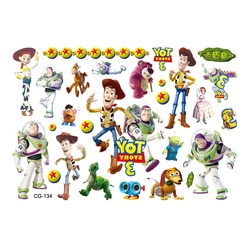 Tattoos for kids "Toy Story" - A colorful adventure with your favorite characters! (1 pc)