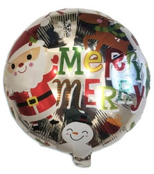 Balon foliowy Merry Christmas 18" (45cm.)