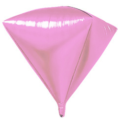 Růžový diamantový balónek (24 palců)