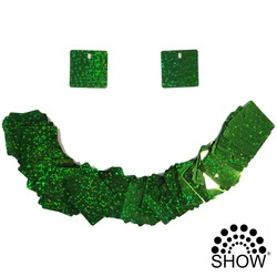 Holographic Green Sequins 100 pcs for Sequin Panels (30cm*30cm)