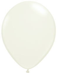 Balloons 5" (12.5 cm), Ivory White (100 pcs./package.)