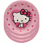 Papírové talíře Hello Kitty - růžové, 10 ks.