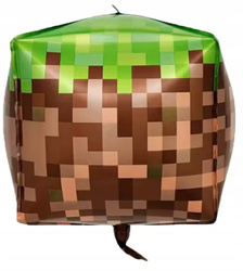 TNT Minecraft Pixels Foil Balloon (55cm*55cm)