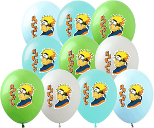NARUTO printed rubber balloons (10 pieces.)