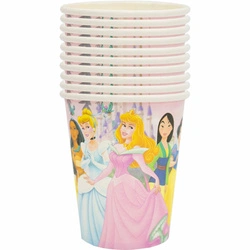 Paper cups with fairy capybara - 10 pcs.