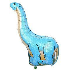 Modrý dinosaurus fóliový balónek (68 cm * 96 cm)