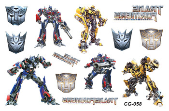Dětské tetování Transformers (1 ks)