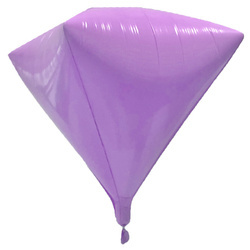 Lilac Macaron Diamond Balloon (24 palců)