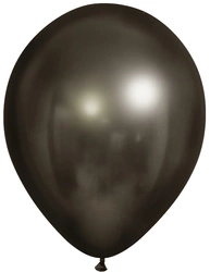 Balony 12" Chrome, Czarne (50 szt./opak.)