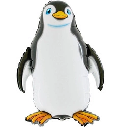Foil Penguin Balloon, Grabo 24-32 inches