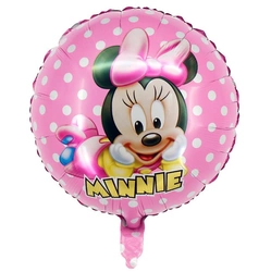 Pink Minnie 18" (45cm) foil balloon.)