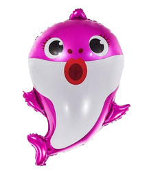 Fóliový balónek Baby Shark Pink (49cm*67cm)