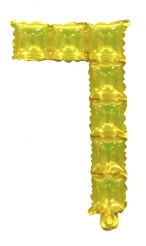 POP IT 7 Gold Foil Digit (40cm)