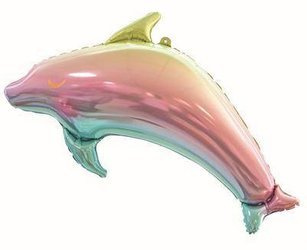 Rainbow Dolphin Foil Balloon (100cm*70cm)