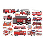 Dětské tetování - Hasiči v akci! (1 ks)