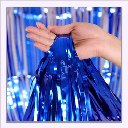 Blue Decorative Curtain 100x200cm (1-pack.)