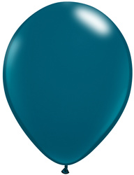 Повітряні кульки 5" (12,5 см), павино-блакитні (100 шт)./ пачка.)