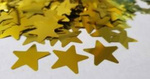 Konfety pro balónky Stars Gold 35mm. (50g.)
