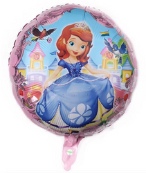 Princezna, Sophie 18" (45cm) fóliový balónek.)